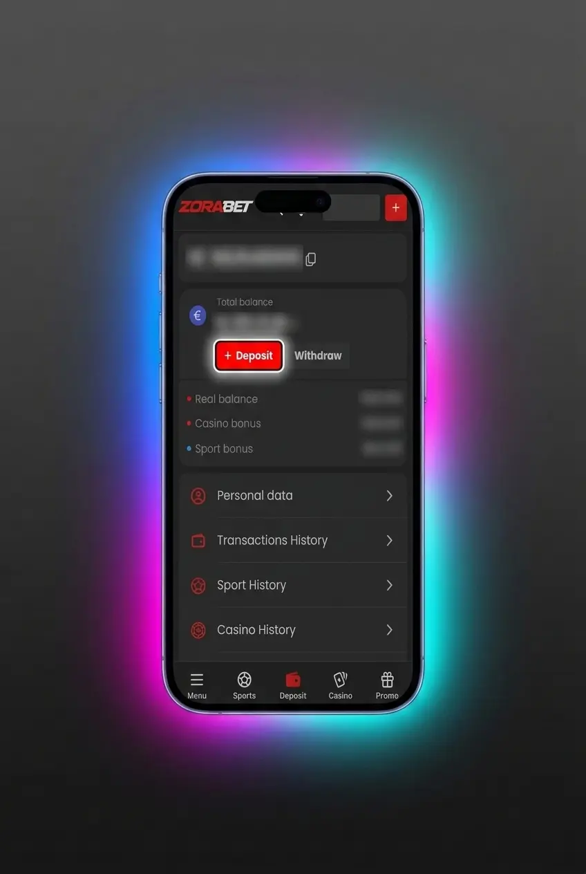 Ghid depunere ZoraBet prin aplicație mobilă, minim 20 RON, metode Visa, Mastercard, Revolut, USDT, Google Pay