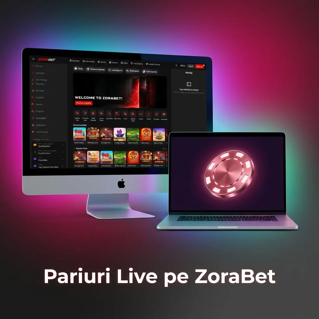 Pariuri live ZoraBet pe fotbal, tenis, baschet și eSports cu cote în timp real și statistici integrate
