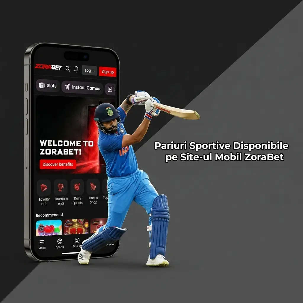 Pariuri sportive pe site-ul mobil ZoraBet: fotbal, tenis, baschet, eSports și alte sporturi disponibile