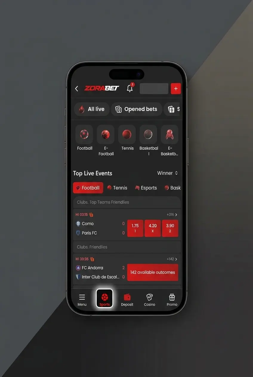 Ghid pas cu pas pentru plasarea primului pariu sportiv pe ZoraBet din browser sau aplicație mobilă
